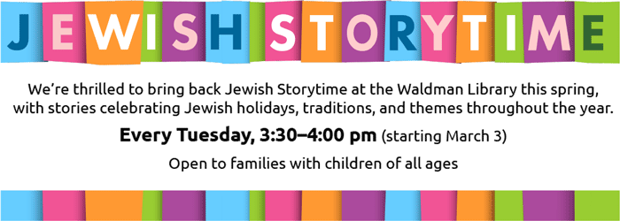 Jewish Storytime for families